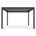 Pergola Tarasowa Deluxe Pro Automatic 4x4 LED Anthracite Gutroof