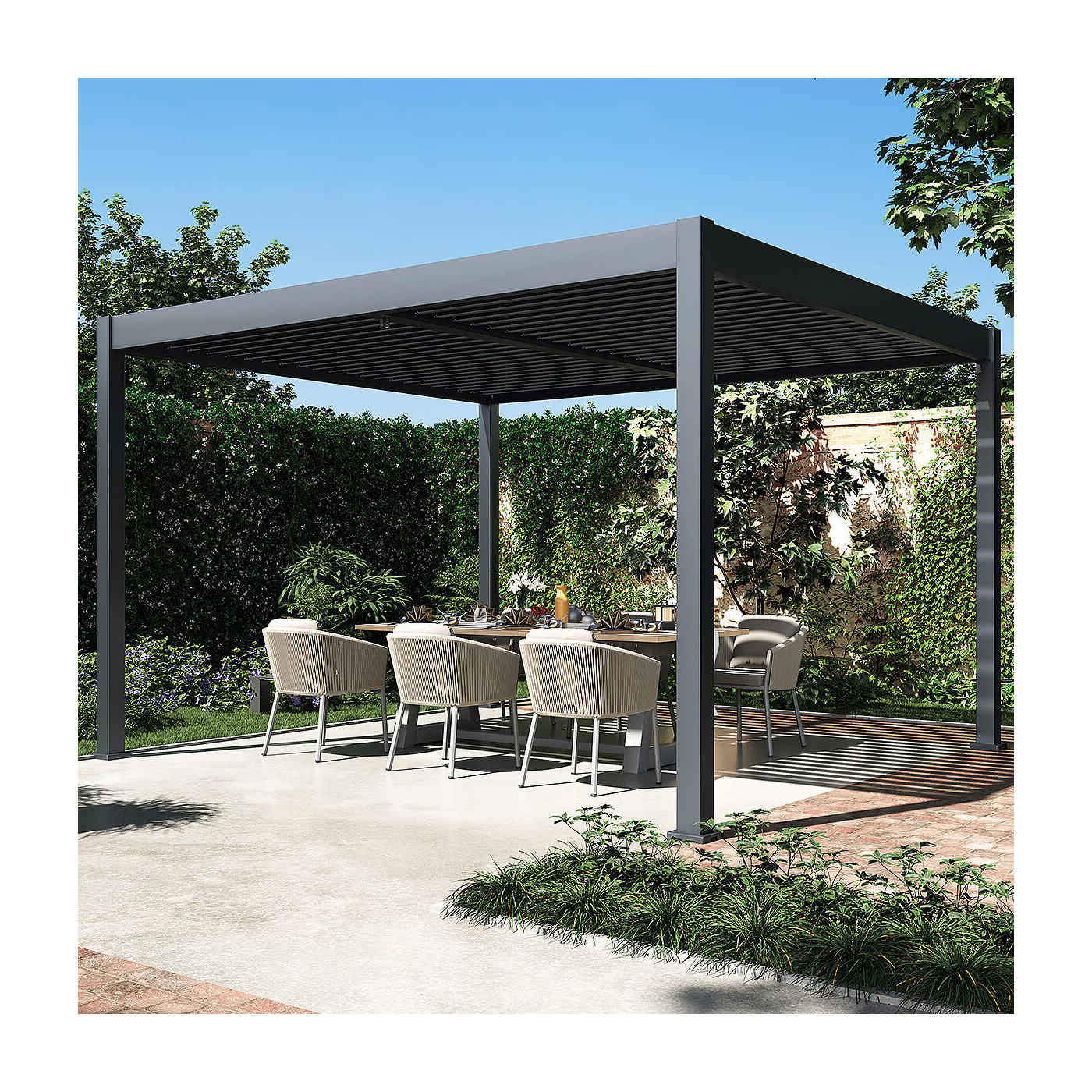 ELEGANCE DUO 3.6x4 PERGOLA TARASOWA ANTHRACITE