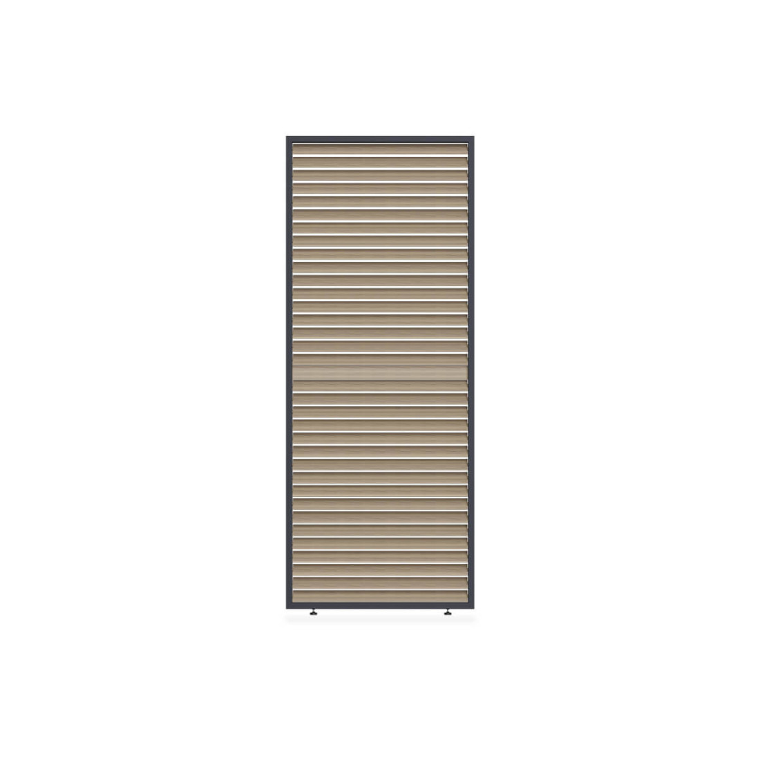 Panel poziomy żaluzjowy z możliwością regulacji w kolorze drewna