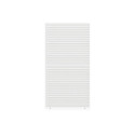 regulowany panel z poziomymi żaluzjami biały o szerokości 1.3 metra