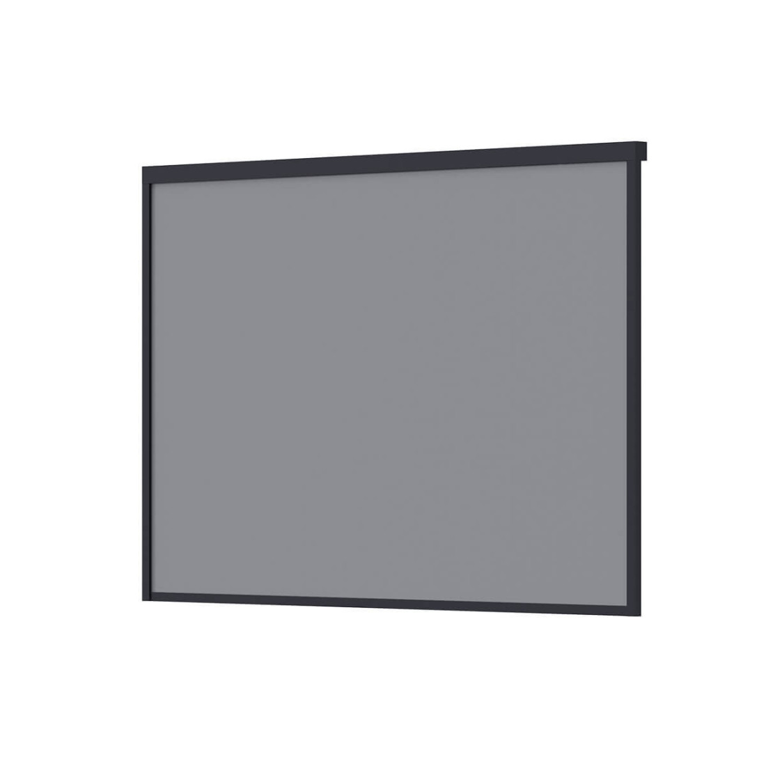 Czarna roleta opuszczana sterowana elektrycznie do pergol z serii elegance deluxe fusion