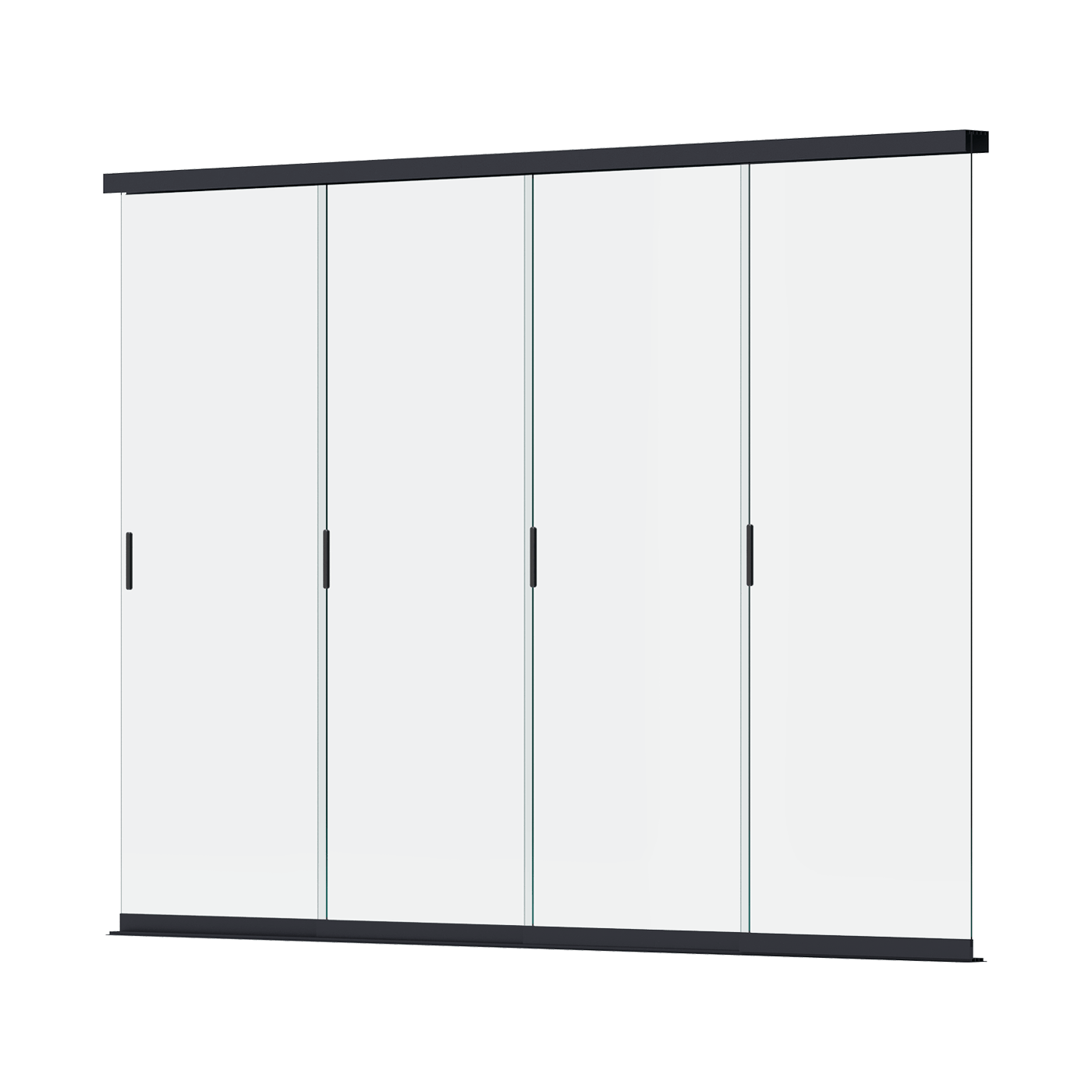 ELEGANCE/DELUXE/FUSION ŚCIANA PANELOWA SZKLANA 3.6M ANTHRACITE