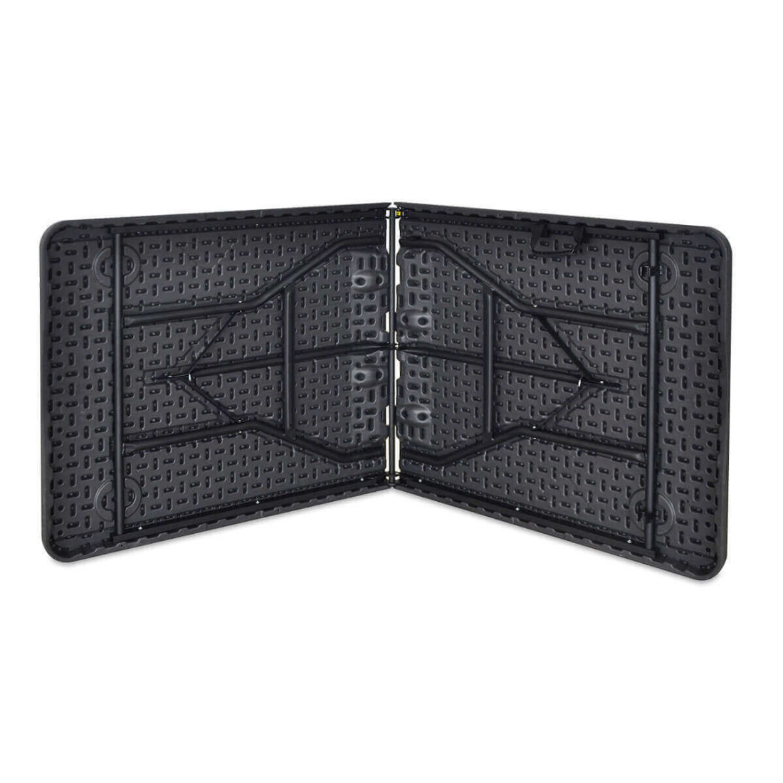 Widok na spód blatu i ukryte nogi