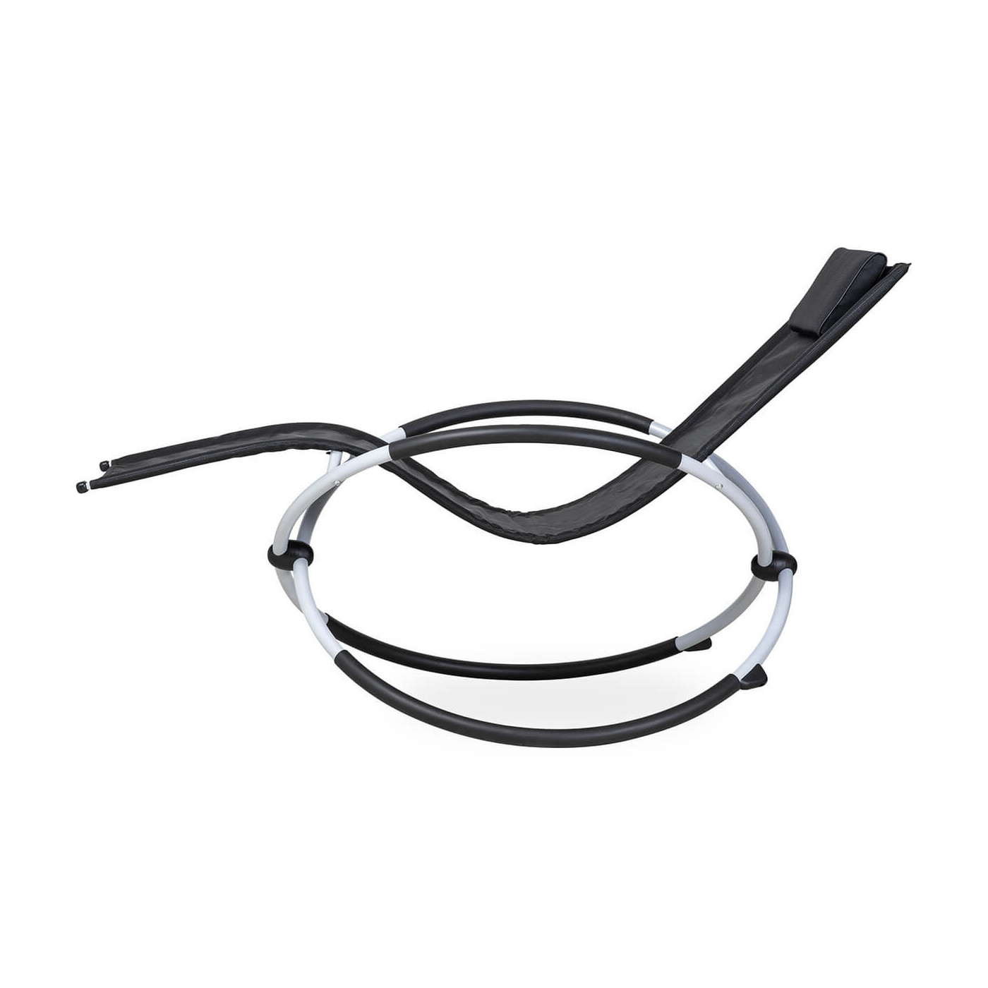 Bok wygodnej leżanki na ogród galaxy z możliwością bujania