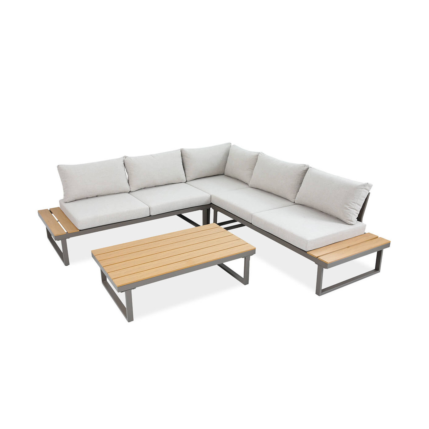 zestaw narożny emerson - narożnik i stół kawowy 