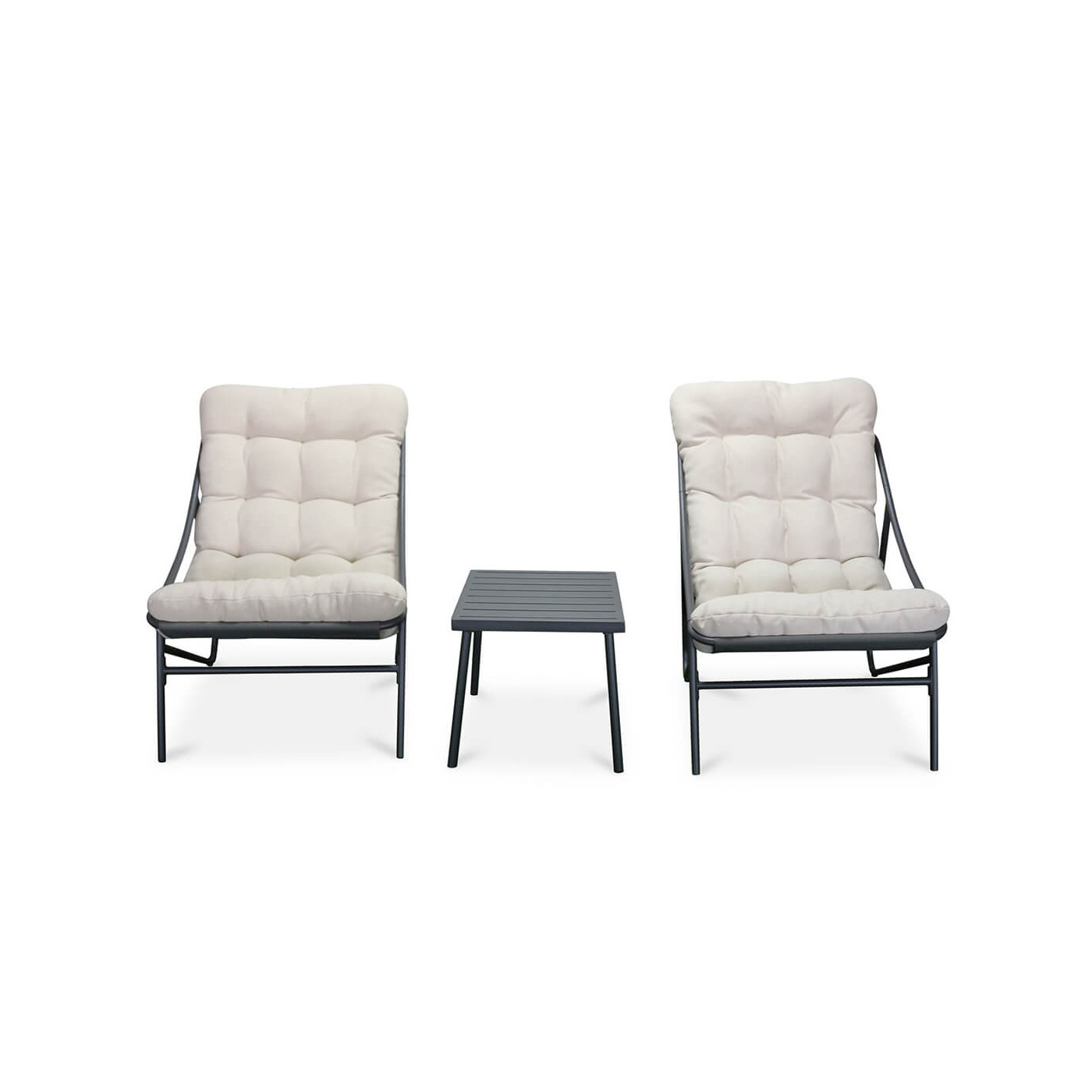 Zestaw mebli balkonowych Casper 2+1 Nature