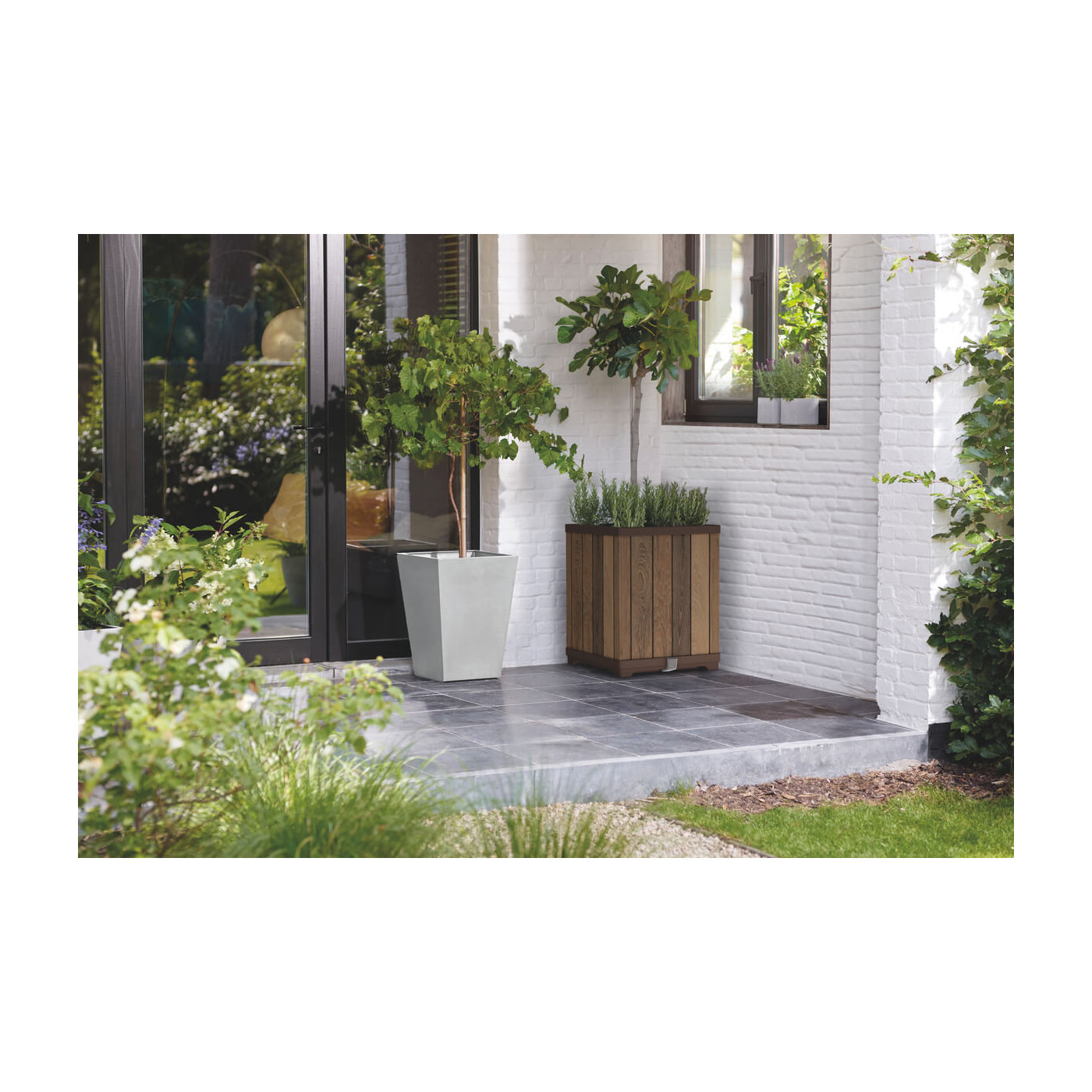 DECO SQUARE DONICA WYSOKA WALNUT