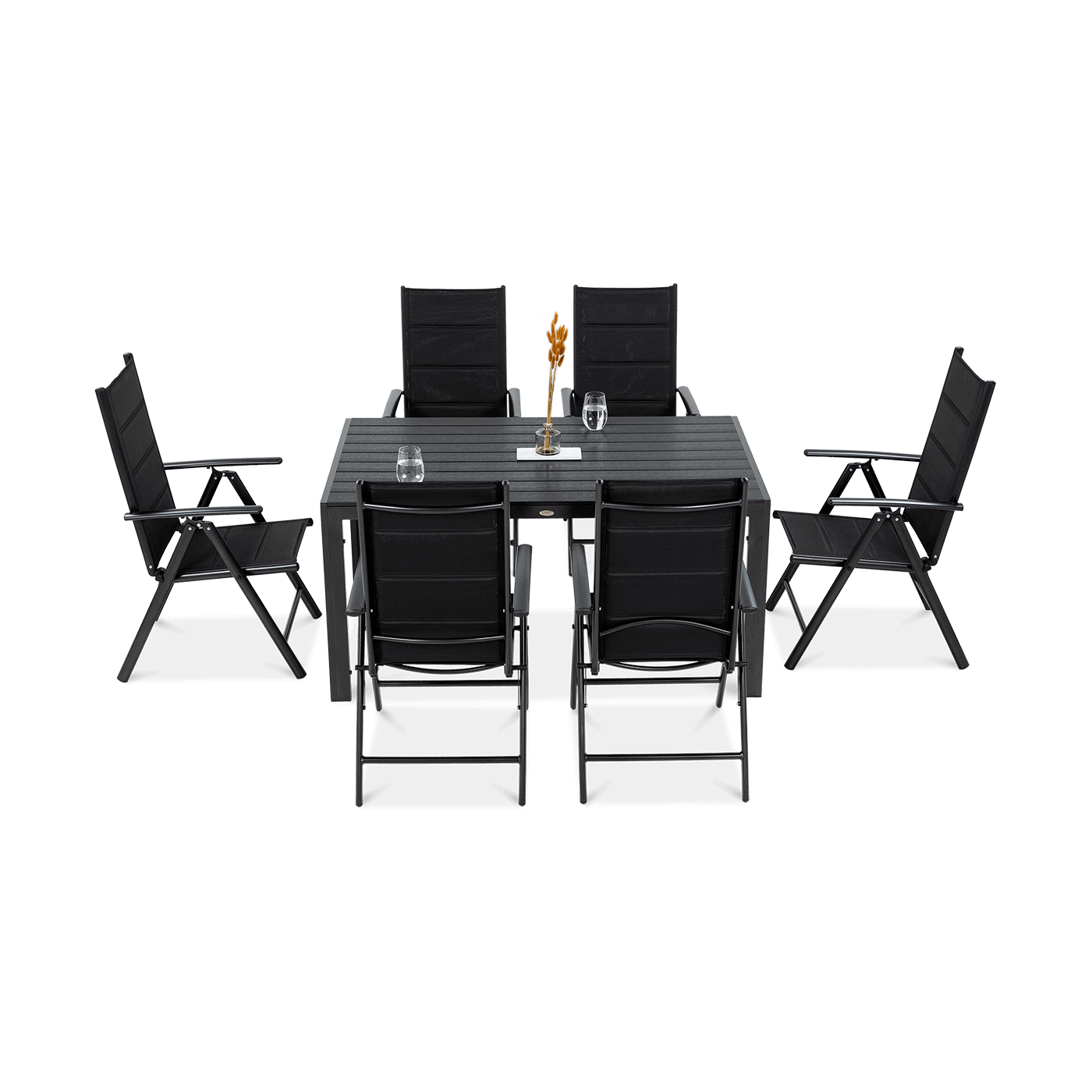 krzesła ogrodowe i stół ogrodowy