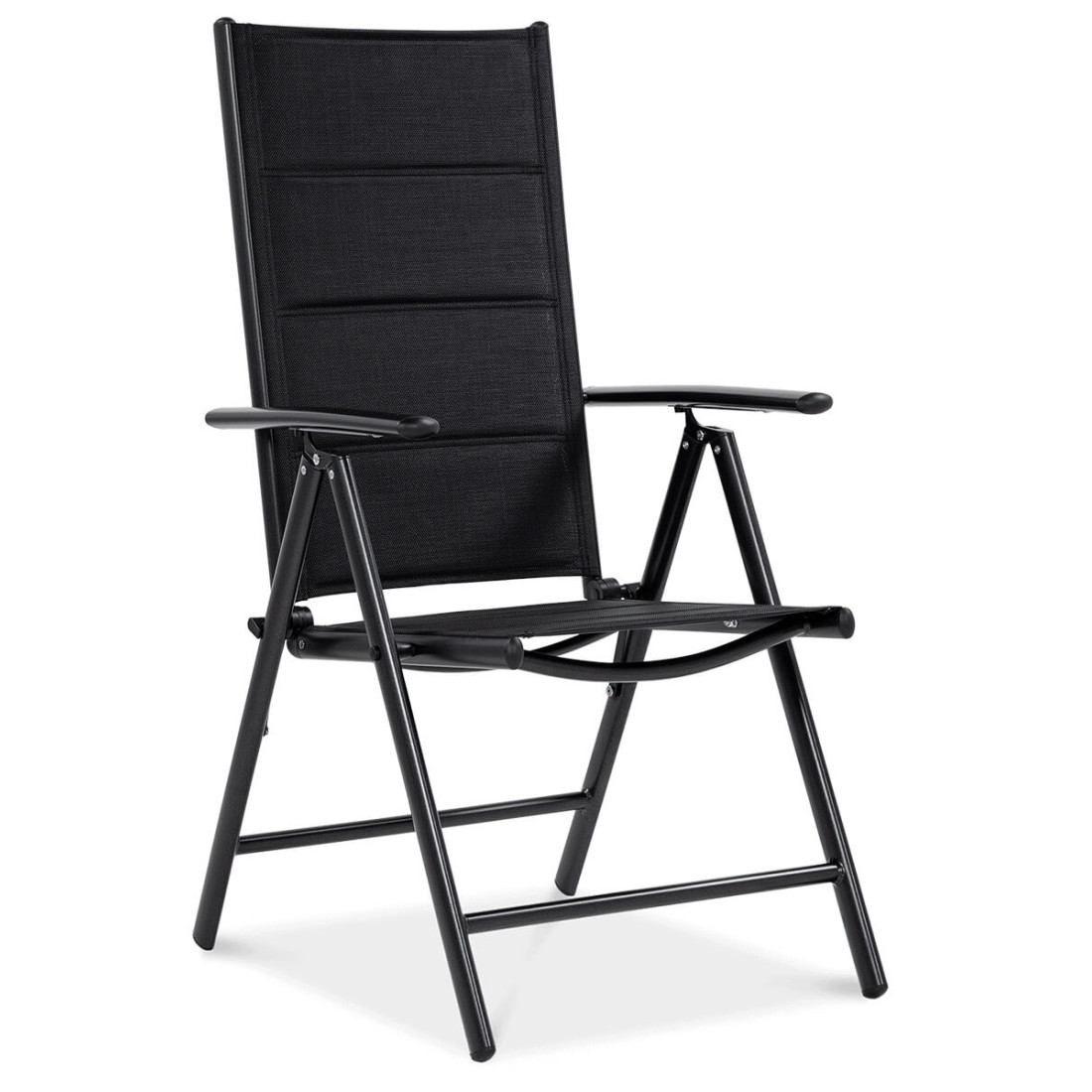 ciemno szare krzesło z możliwością regulacji oparcia