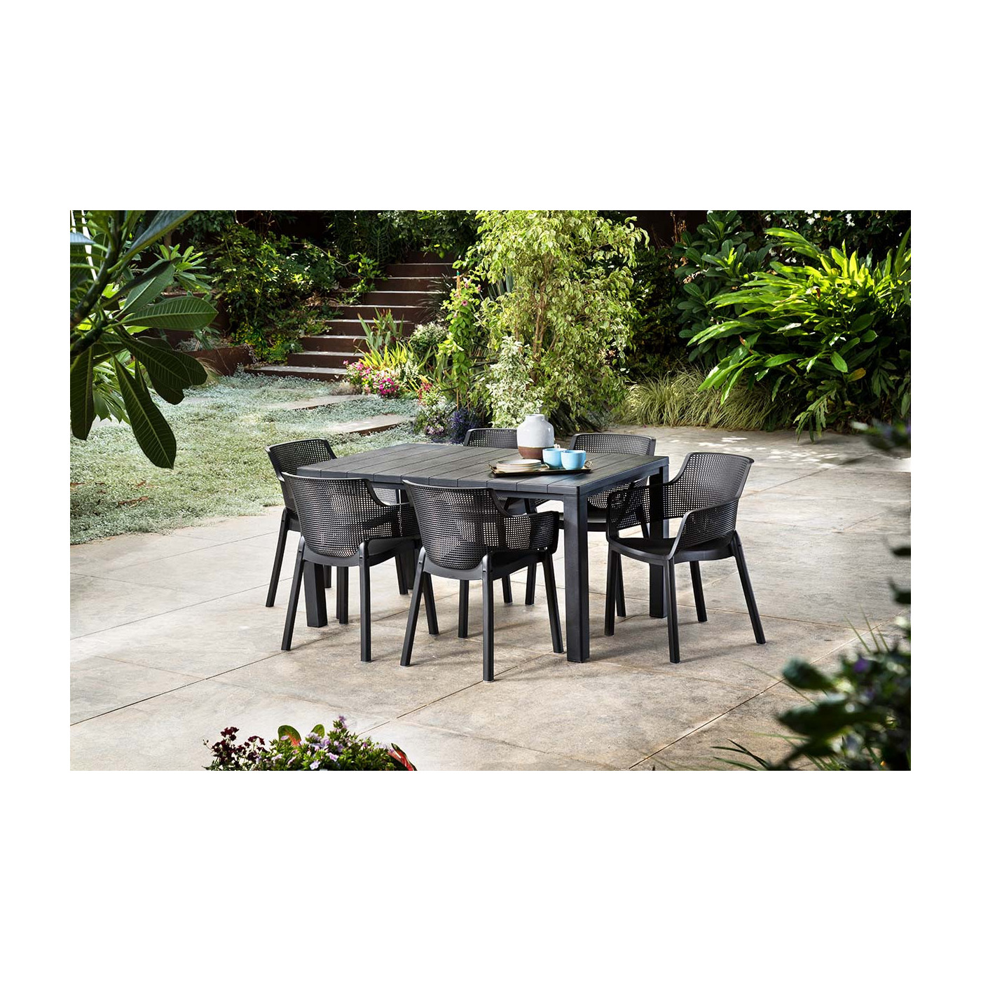 ELISA/JULIE 6+1 ZESTAW GRAPHITE