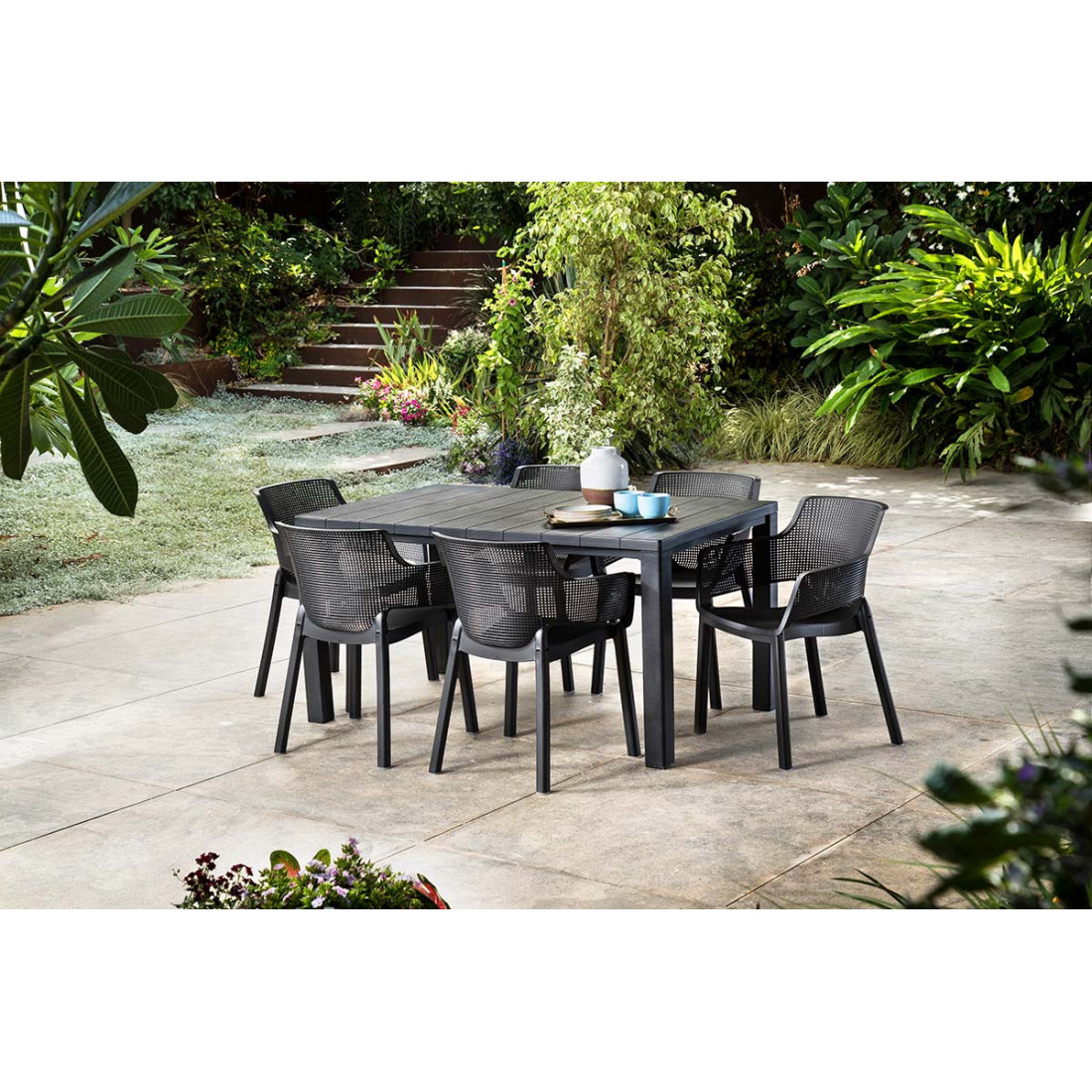 ELISA/JULIE 6+1 GRAPHITE SET