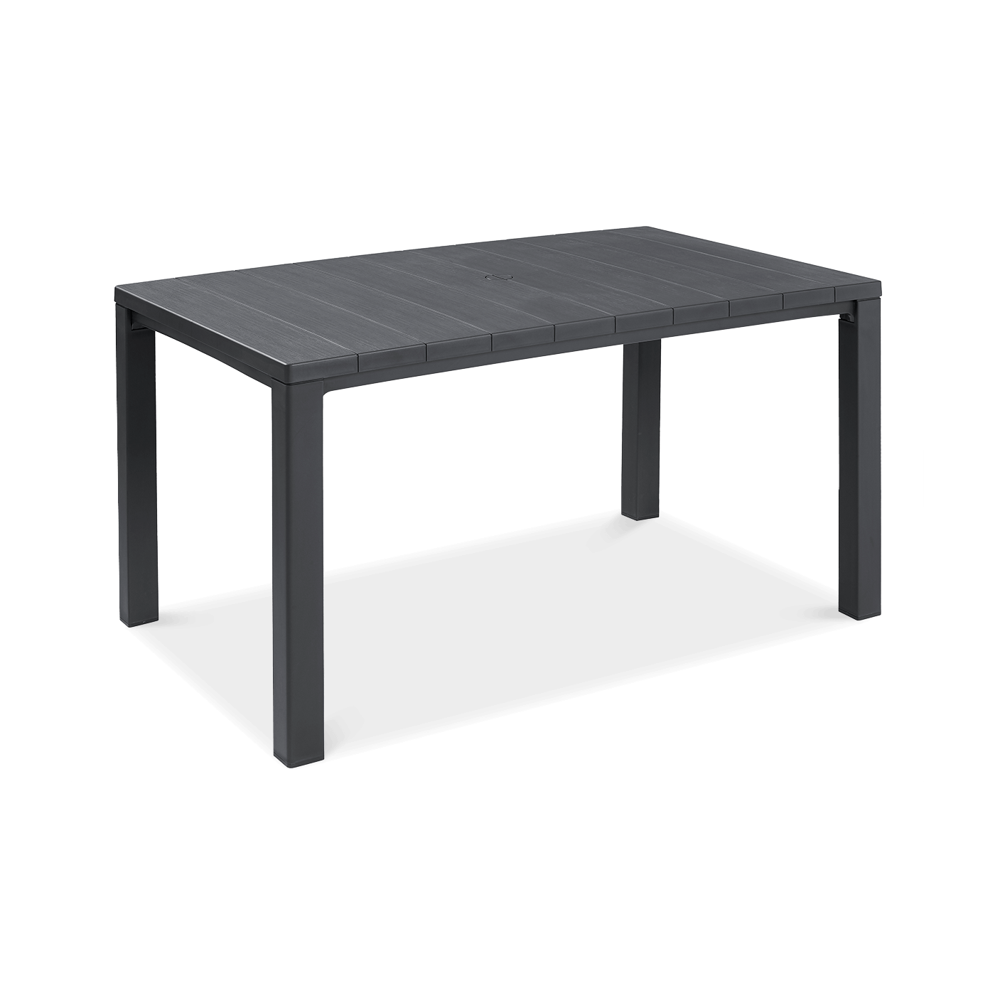 Czarny jadalniany stół Julie z tworzywa sztucznego