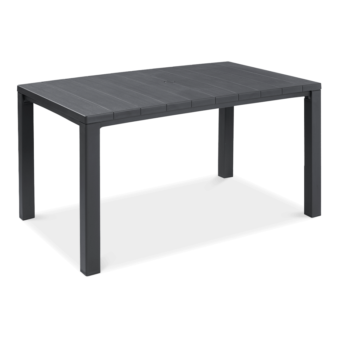 Czarny jadalniany stół Julie z tworzywa sztucznego