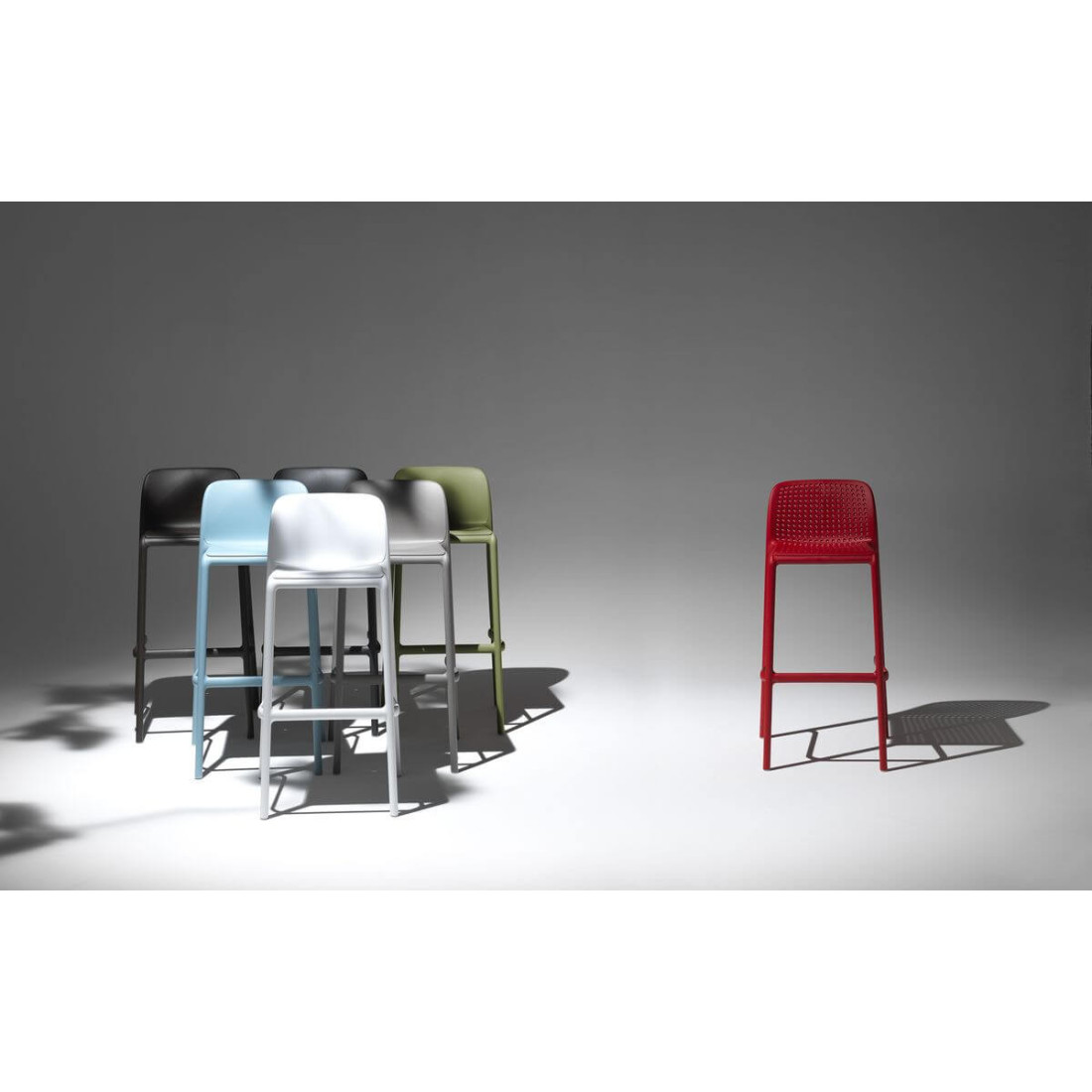 Hokery Nardi na białym tle