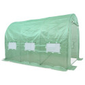 Boczny kadr na zielony tunel foliowy marki Cultivo 6m2 