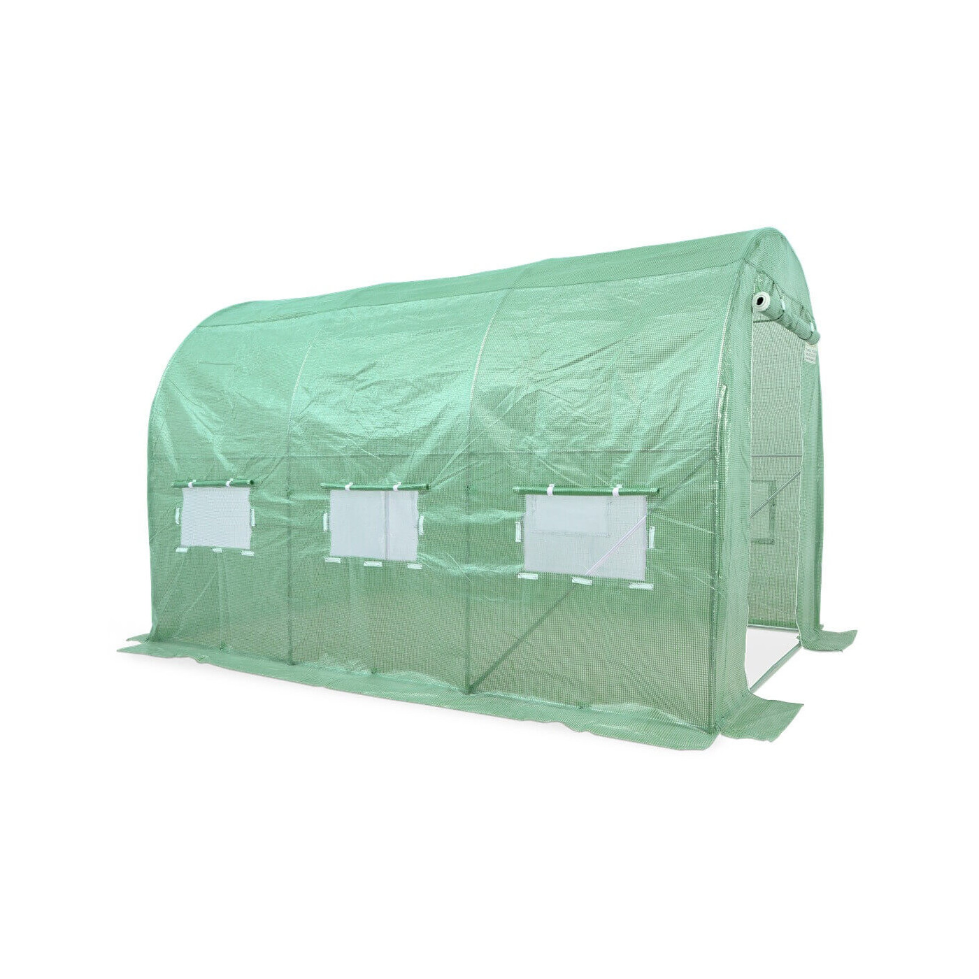 Boczny kadr na zielony tunel foliowy marki Cultivo 6m2 