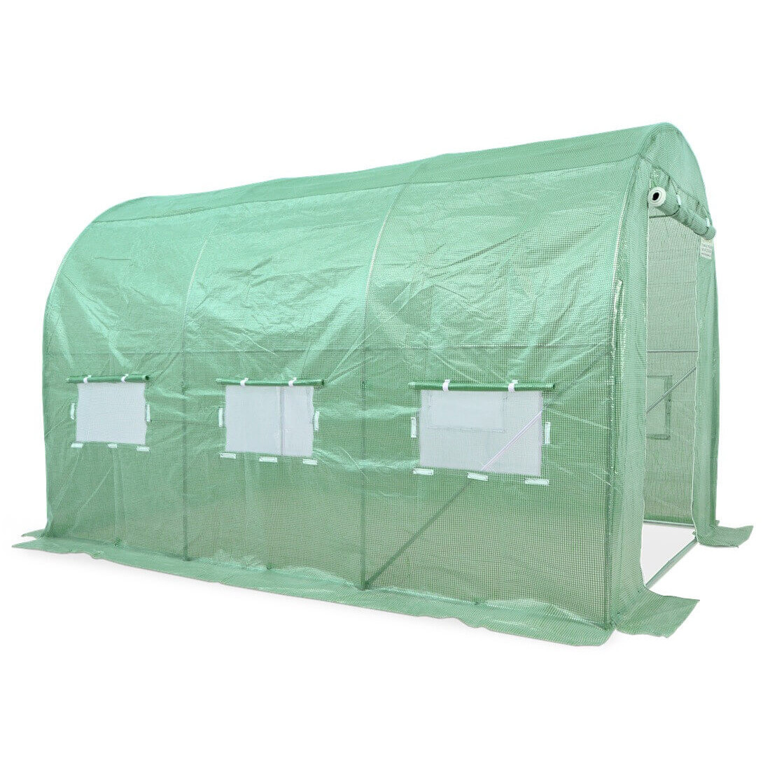 Boczny kadr na zielony tunel foliowy marki Cultivo 6m2 
