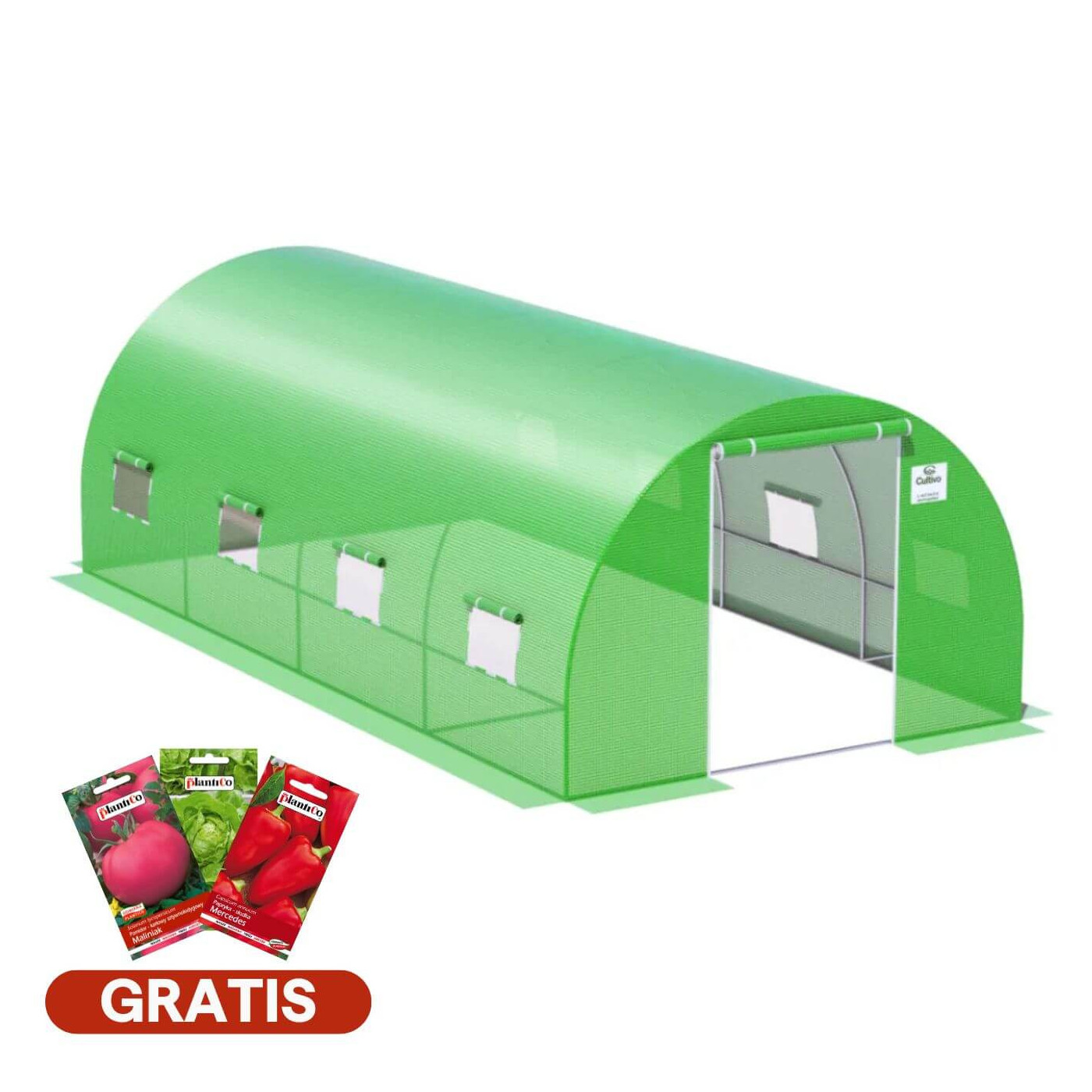 Tunel foliowy 18m2 od marki Cultivo