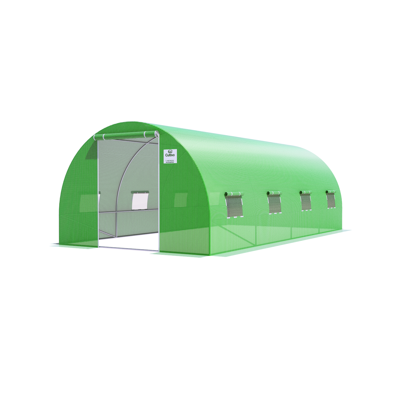 Przednie ujęcie tunelu foliowego Cultivo 18m2