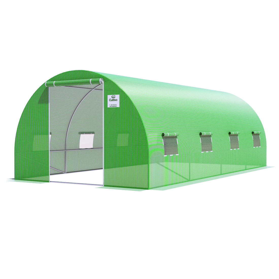 Przednie ujęcie tunelu foliowego Cultivo 18m2