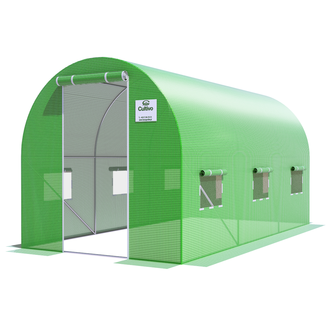 Front tunelu foliowego Cultivo 8m2