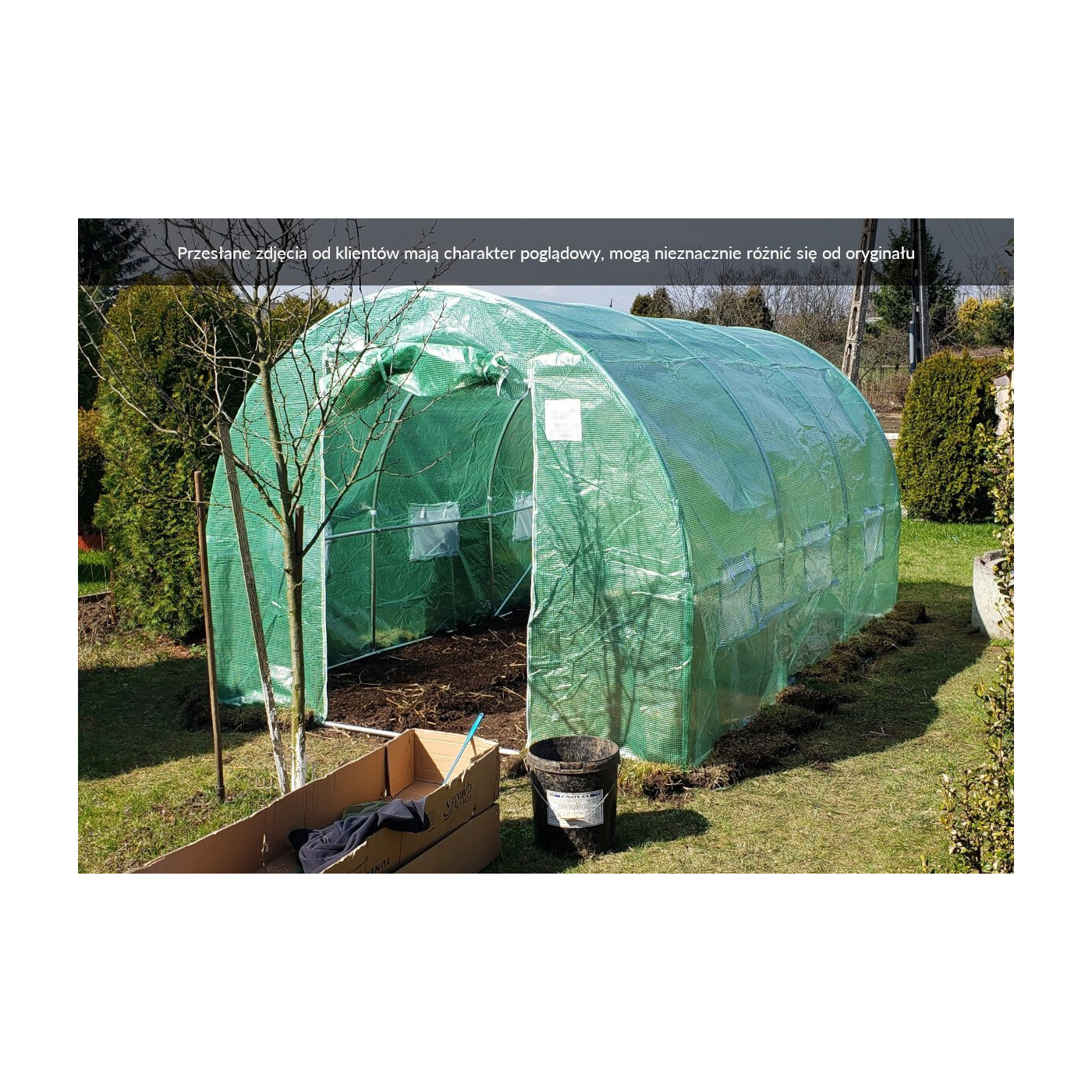 Zdjęcie w ogrodzie tunelu foliowego Cultivo 8m2