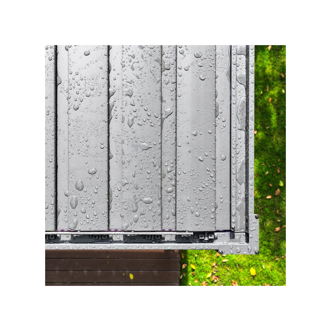 Dach pergolii tarasowej Premium Wall 3x3 Gutroof Anthracite