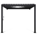 Pergola ścienna na taras 3x3 Premium Wall Anthracite - Gutroof