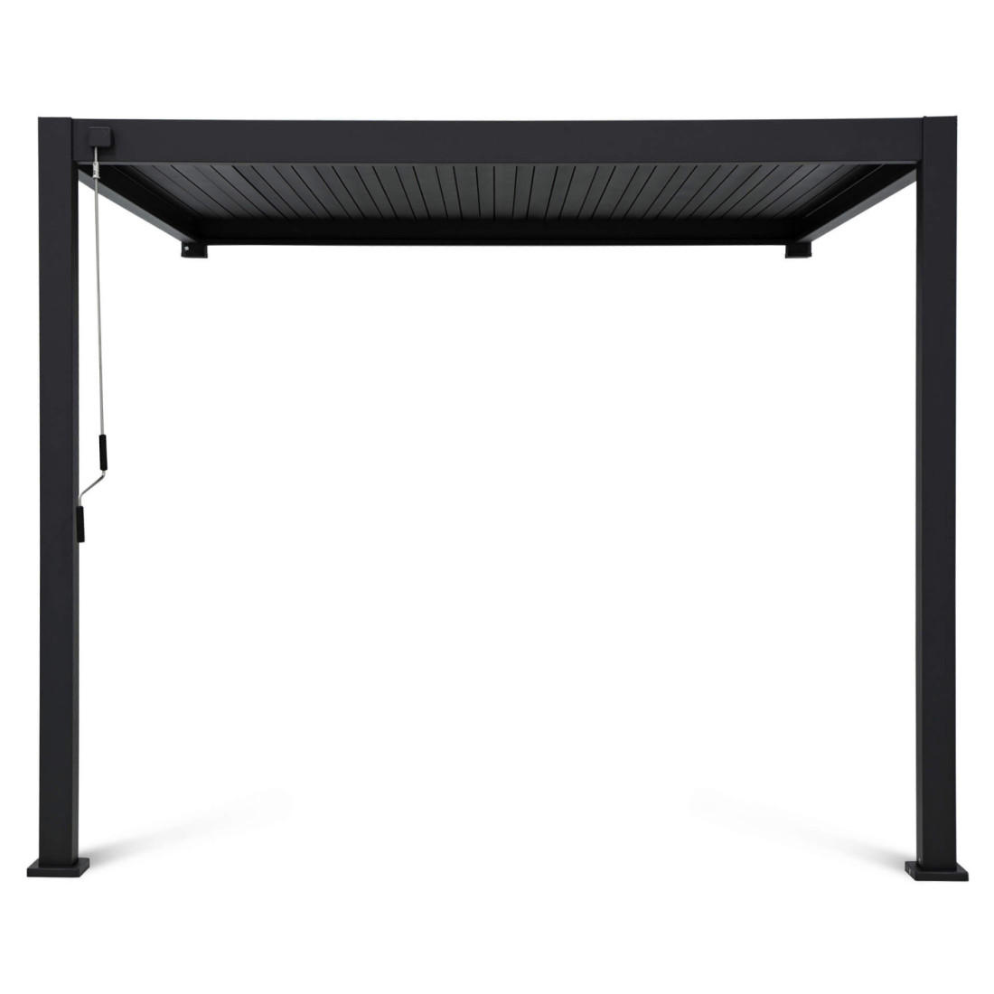 Pergola ścienna na taras 3x3 Premium Wall Anthracite Gutroof