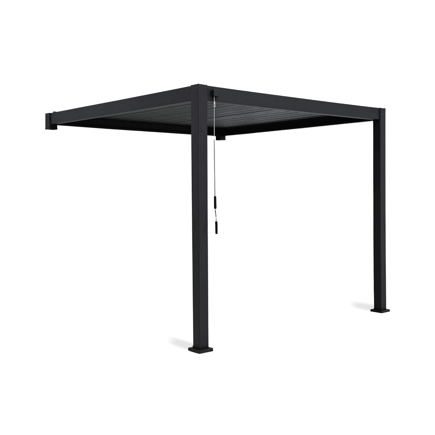 Pergola ścienna ogrodowa na taras Premium Wall 3x4 Anthracite - Gutroof