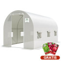 biały tunel na rozsady cultivo, 3 sekcje, 2x4x2 8m2, nasiona w gratisie