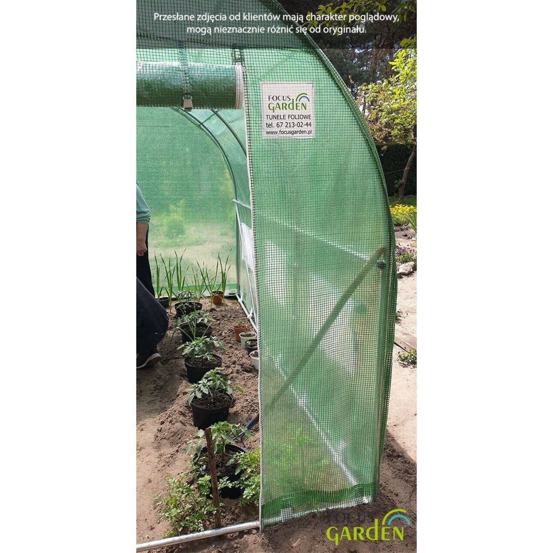 Zdjęcie aranżacyjne tunelu foliowego Cultivo