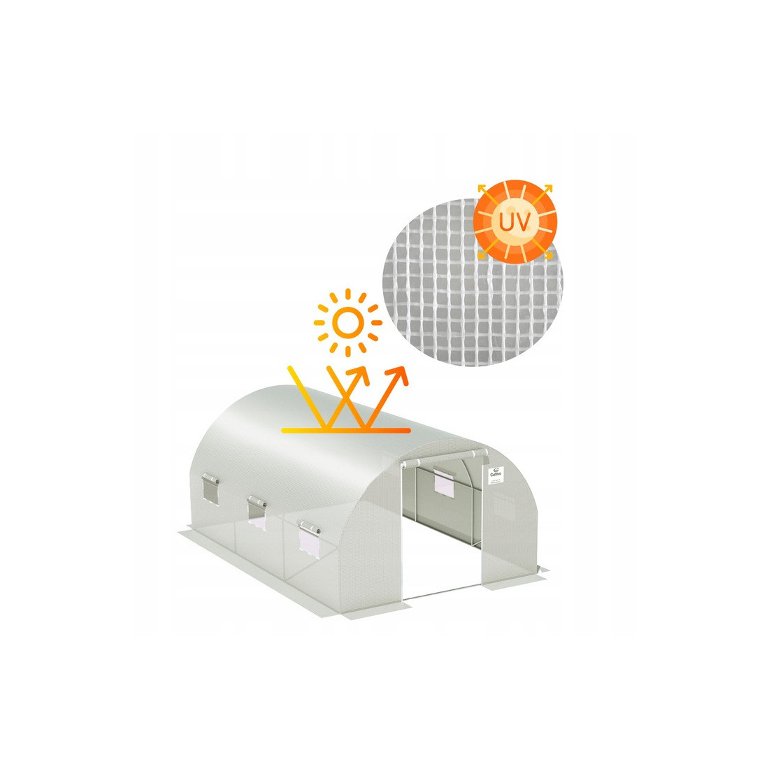 Zbliżenie na siatkę tunelu od Cultivo