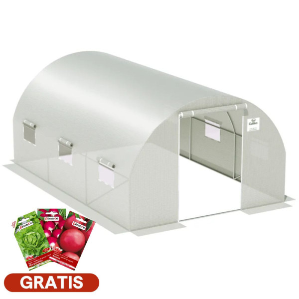 biały tunel na uprawy cultivo 3 sekcje  3x4,5x2 - 13,5m2 