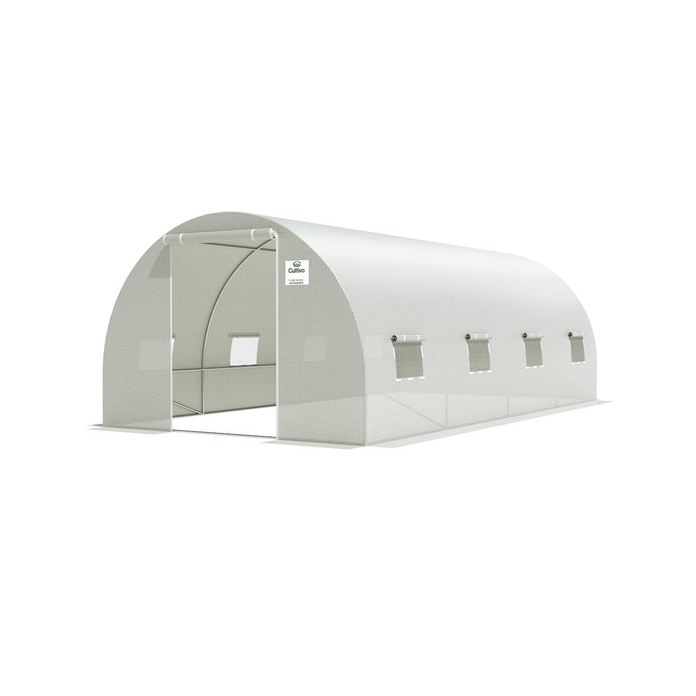 Przednie ujęcie tunelu foliowego Cultivo 18m2