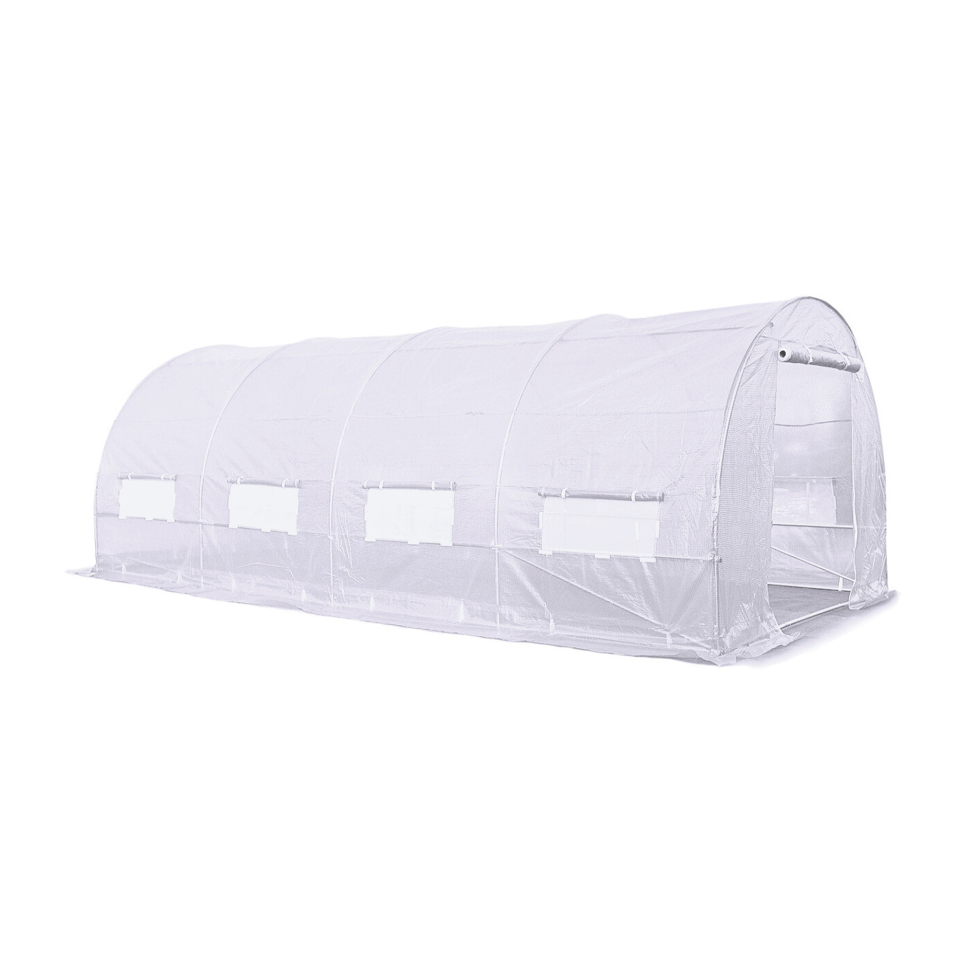 Bok tunelu Cultivo o wymiarach 18m2 w kolorze białym
