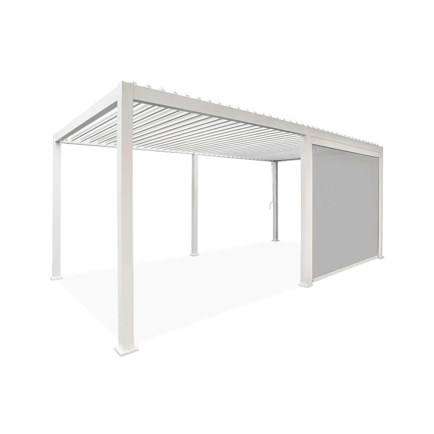 Opuszczana roleta do pergoli Premium White 3m - Gutroof