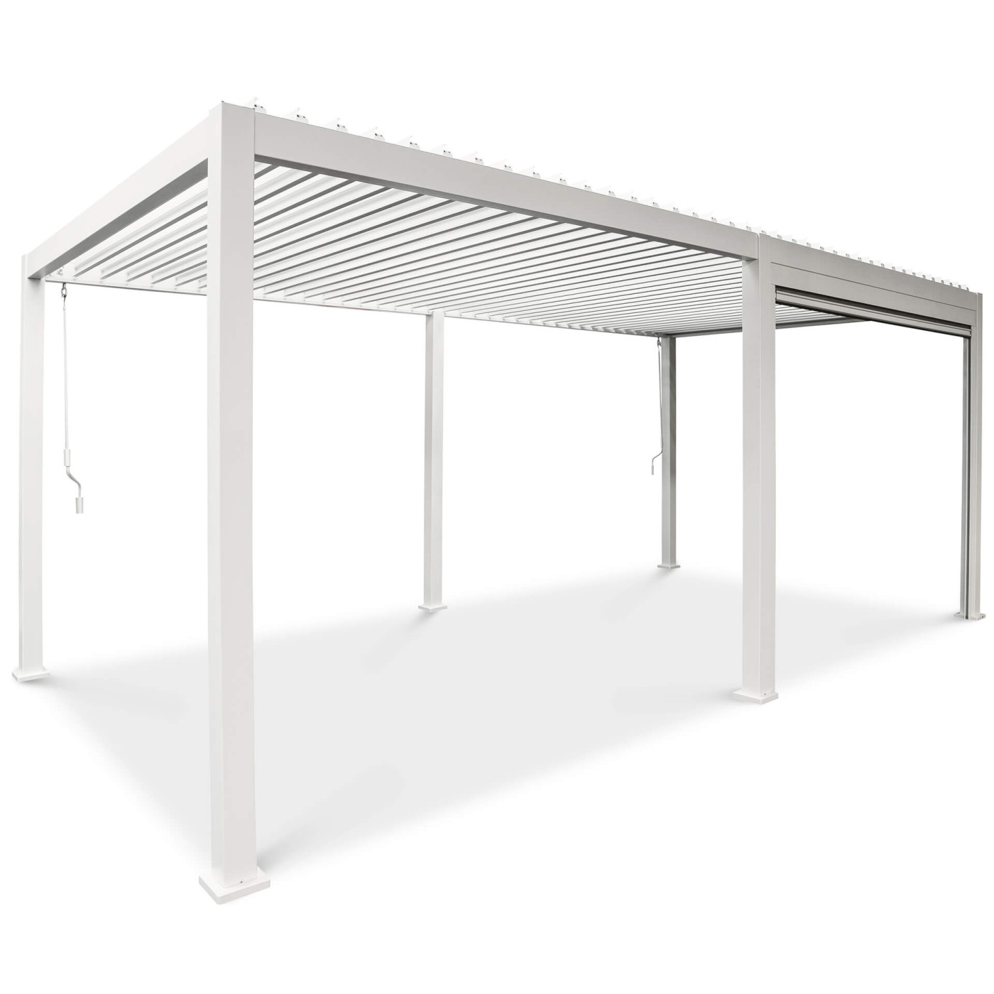 Opuszczana roleta do pergoli Premium White 3m Gutroof (3)