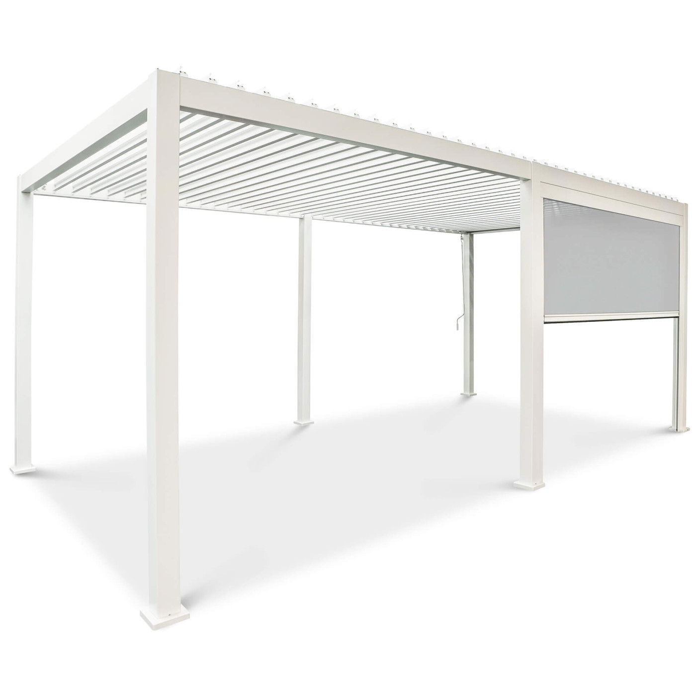 Opuszczana roleta do pergoli Premium White 3m Gutroof (2)