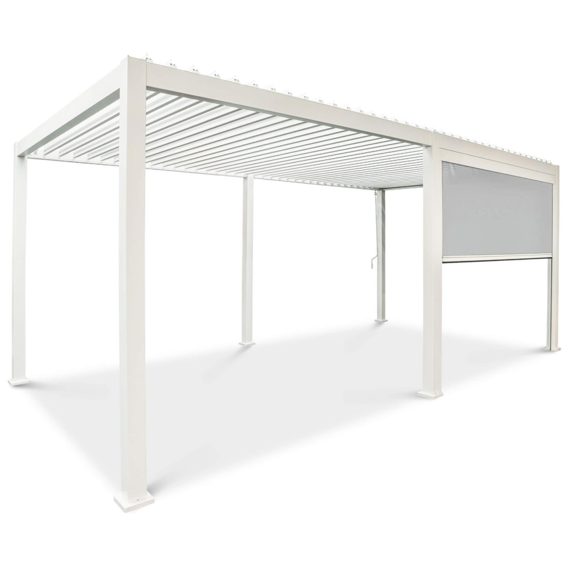 Opuszczana roleta do pergoli Premium White 3m Gutroof (2)