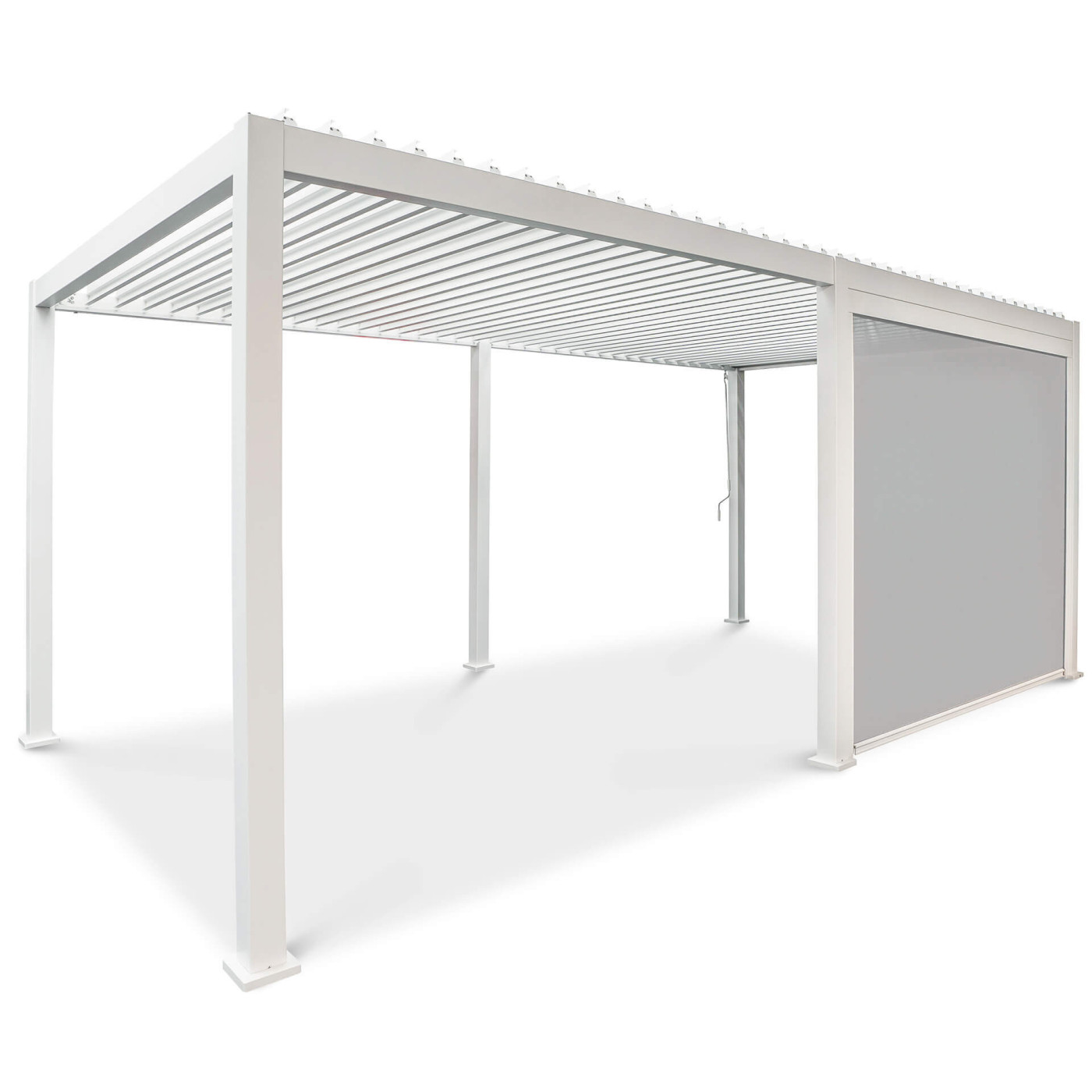 Opuszczana roleta do pergoli Premium White 3m Gutroof (1)