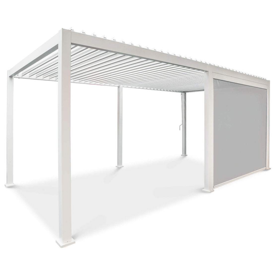 Opuszczana roleta do pergoli Premium White 3m Gutroof (1)