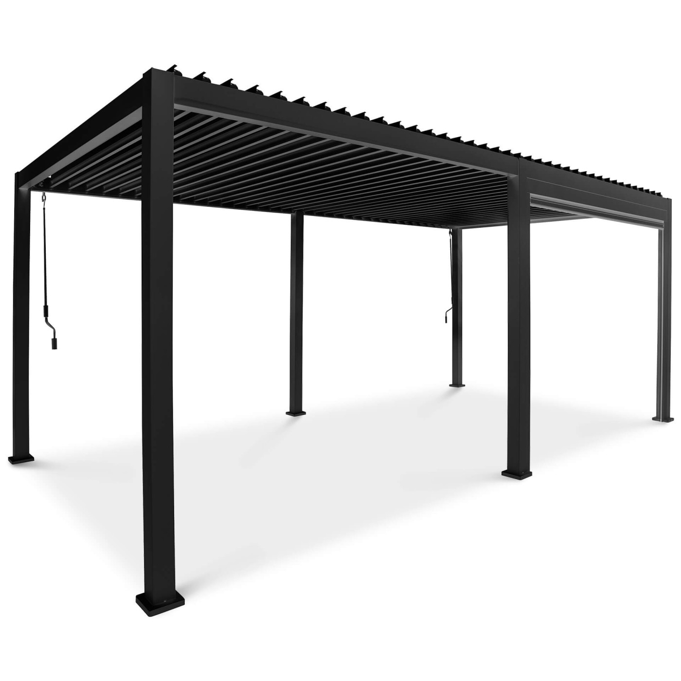 Roleta opuszczana do pergoli Premium wersji 4m Anthracite Gutroof (3)