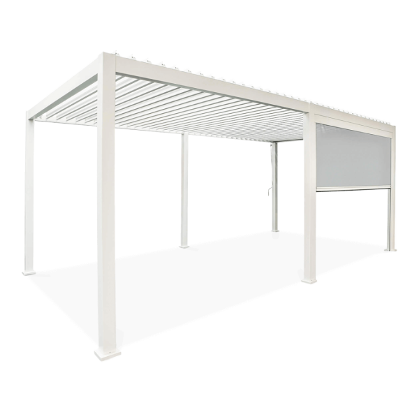 Roleta do pergoli opuszczana Premium White 4m - Gutroof