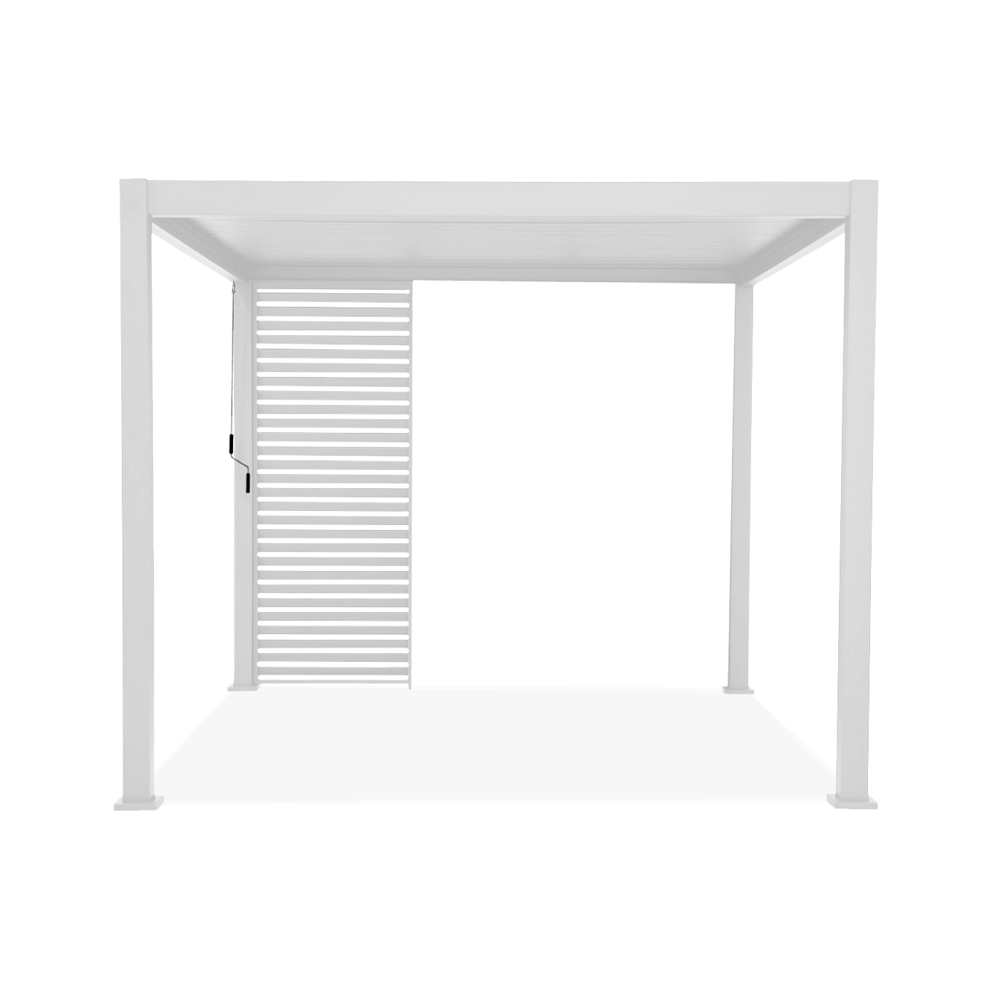 Panel żaluzjowy od pergoli PREMIUM White, szer. 123,5cm  - Gutroof