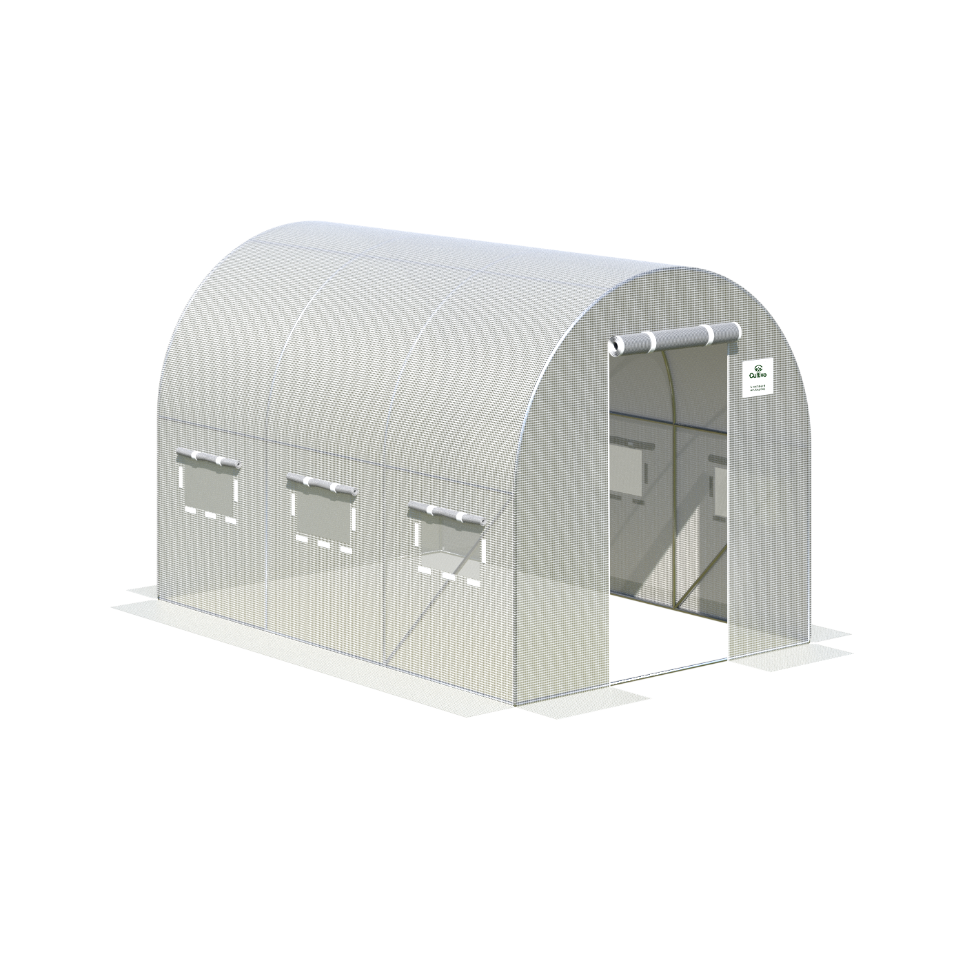 Zdjęcie transparentne  tunelu ogrodowego 6m2 od Cultivo