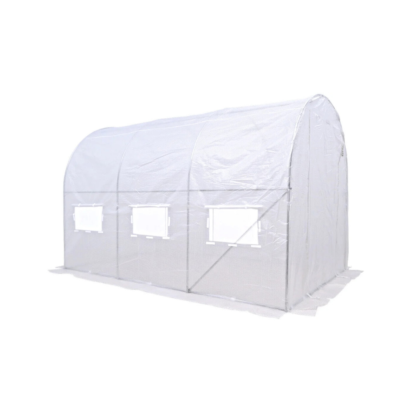 Tył tunelu ogrodowego w kolorze zielonym o wymiarach 5m2 od Cultivo