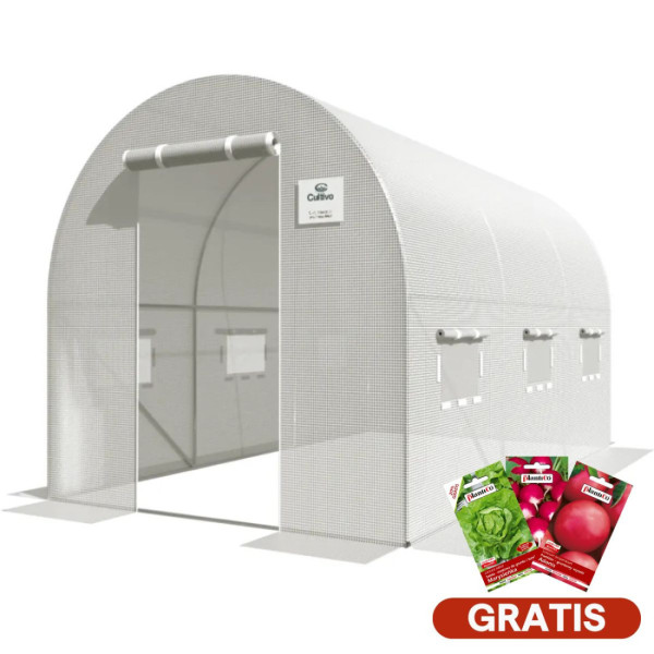 Tunel Foliowy 2x3,5x2 - 7m2 Biały, nasiona gratis