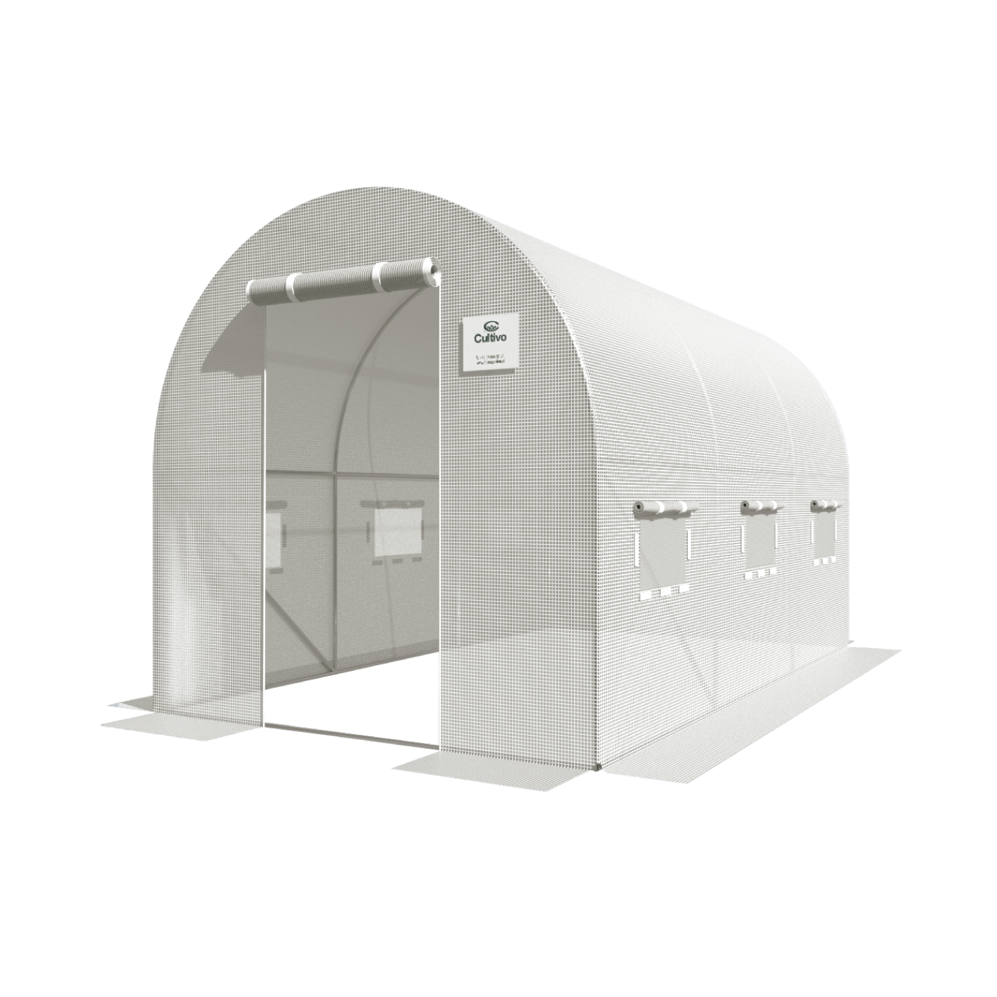 Tunel foliowy 2x3,5x2,7m2 - biały