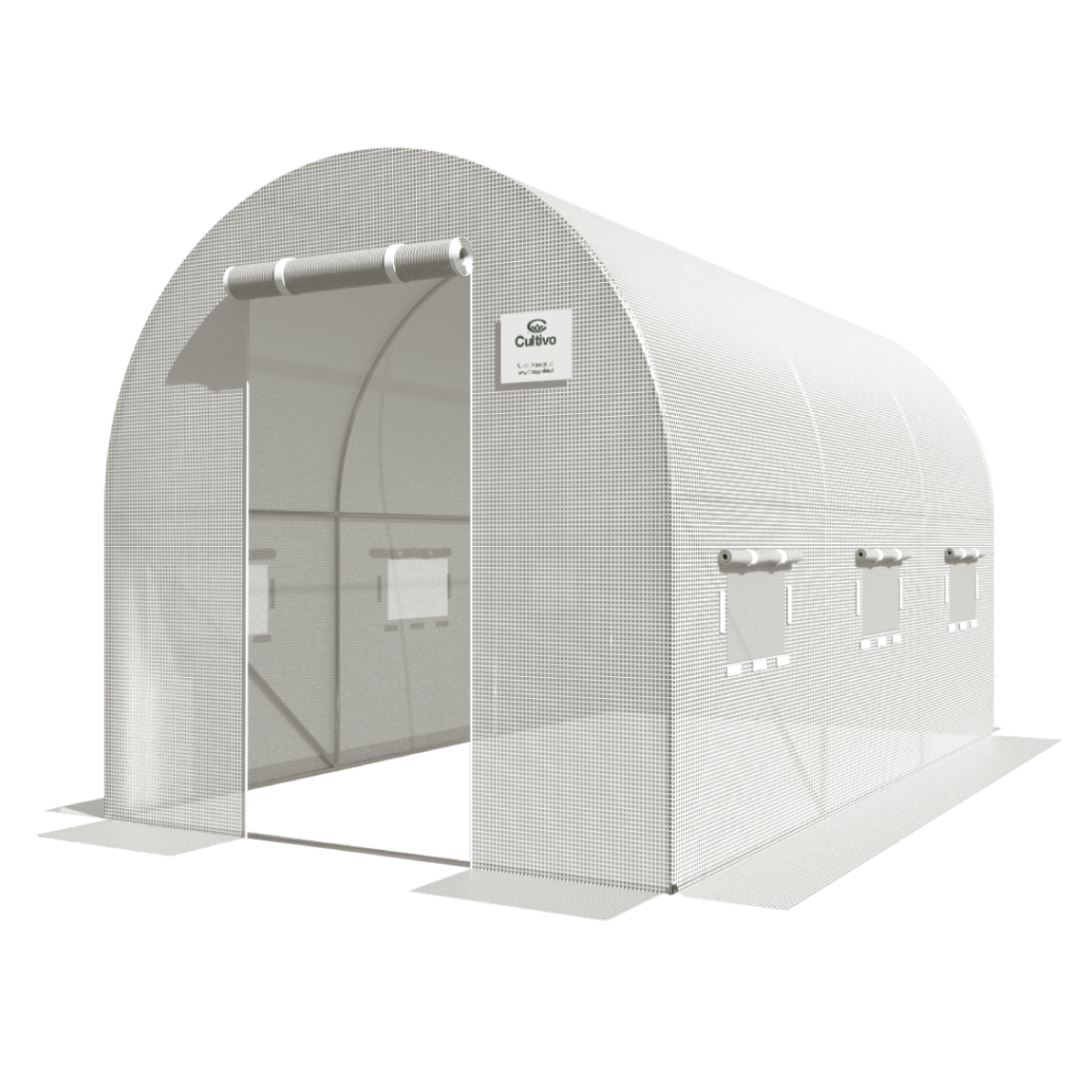 Tunel foliowy 2x3,5x2,7m2 - biały